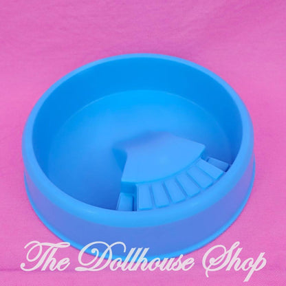 Little Tikes Place Dollhouse Miniatures Round Blue Pool for Backyard-The Dollhouse Shop