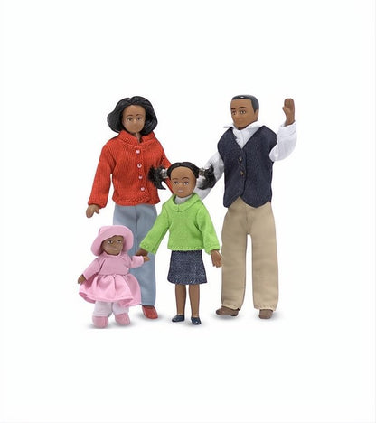 Melissa & Doug Victorian Dollhouse Doll Family - African American-The Dollhouse Shop