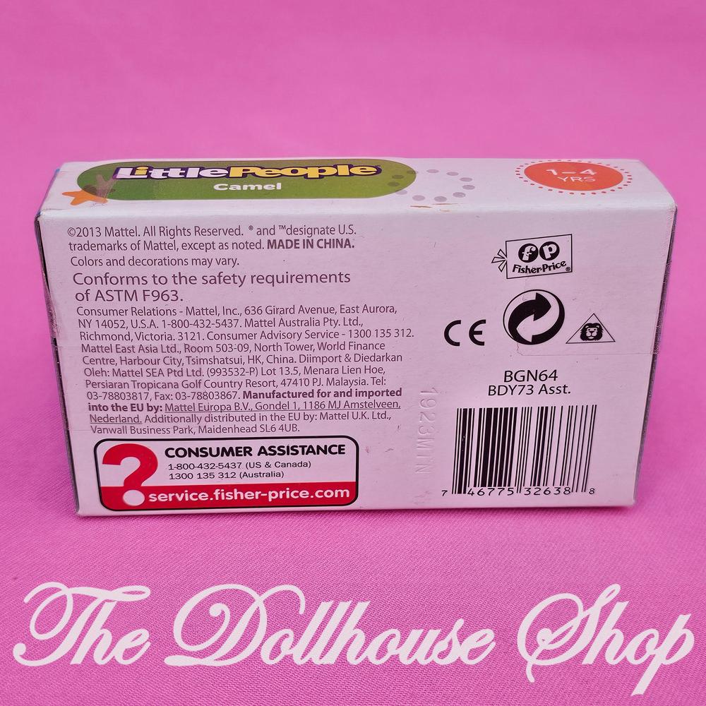 New 2013 Fisher-Price Little People Zoo Animals Camel 2 Humps-The Dollhouse Shop