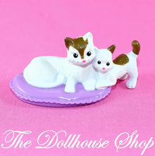 New Fisher Price Loving Family Dollhouse 2 white Pet Kittens Cats animals-The Dollhouse Shop