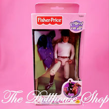 New Fisher Price Loving Family Dollhouse African English Rider Dad Michael-The Dollhouse Shop