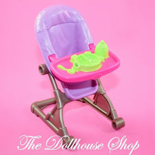 New Fisher Price Loving Family Dollhouse Baby Doll Highchair Feeding Chair seat-The Dollhouse Shop