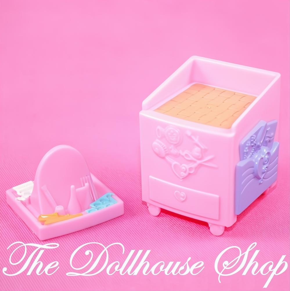 NEW Fisher Price Loving Family Dollhouse Beauty Salon Manicure cart-The Dollhouse Shop
