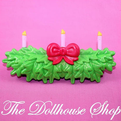 New Fisher Price Loving Family Dollhouse Christmas Holiday Window Candles-The Dollhouse Shop