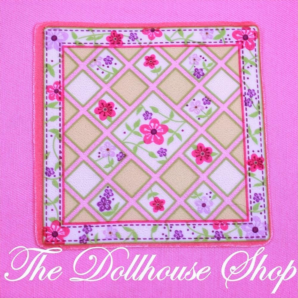 New Fisher Price Loving Family Dollhouse Floor Picnic Rug-The Dollhouse Shop