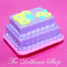 NEW Fisher Price Loving Family Dollhouse Flower Birthday Cake Kitchen Food-The Dollhouse Shop