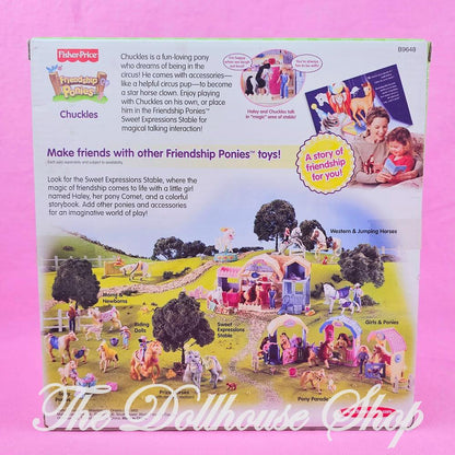 New Fisher Price Loving Family Dollhouse Friendship Ponies Chuckles Horse-The Dollhouse Shop