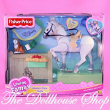 New Fisher Price Loving Family Dollhouse Horse Stable Western Pony Dusty-The Dollhouse Shop