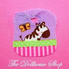 NEW Fisher Price Loving Family Dollhouse Nursery Baby Doll Zebra Feeding Bib-The Dollhouse Shop