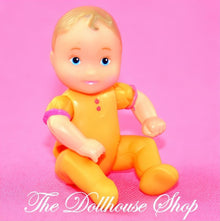 New Fisher Price Loving Family Dollhouse Nursery Orange Baby Doll-The Dollhouse Shop