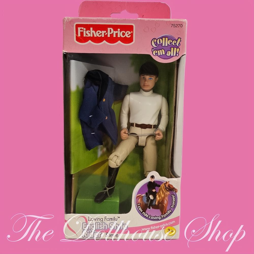New Fisher Price Loving Family Dollhouse Western Rider Dad Doll Steve-The Dollhouse Shop