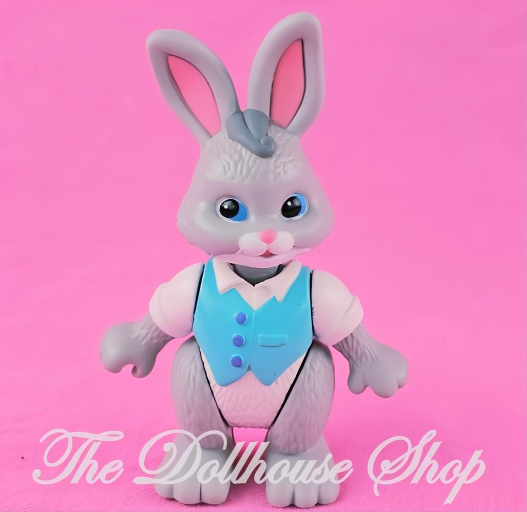 New Fisher Price Loving Family Hideaway Hollow Dollhouse Grey Daddy Dad Bunny Rabbit-The Dollhouse Shop