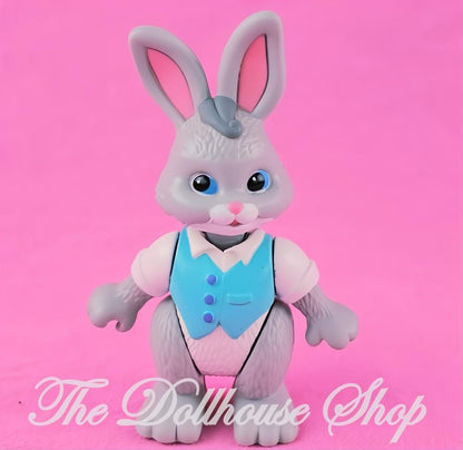 New Fisher Price Loving Family Hideaway Hollow Dollhouse Grey Daddy Dad Bunny Rabbit-The Dollhouse Shop