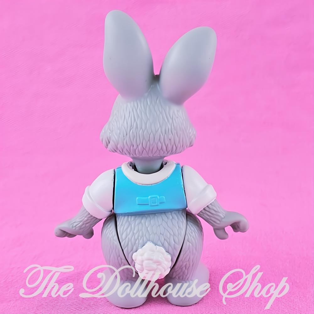 New Fisher Price Loving Family Hideaway Hollow Dollhouse Grey Daddy Dad Bunny Rabbit-The Dollhouse Shop