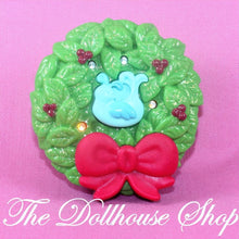 NEW Fisher Price Loving Family Holiday Dollhouse Light up Christmas Wreath-The Dollhouse Shop