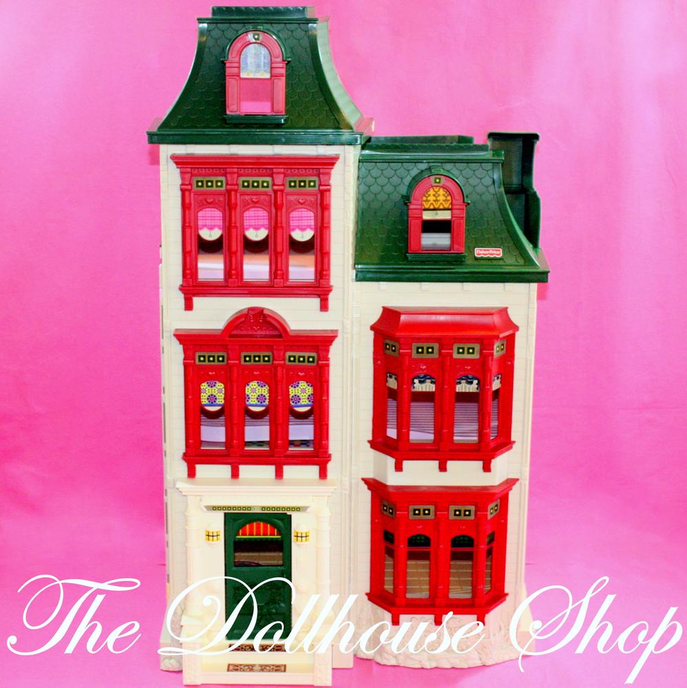 New Fisher-Price Loving Family Home for the Holidays Dollhouse Set (No Box)-The Dollhouse Shop