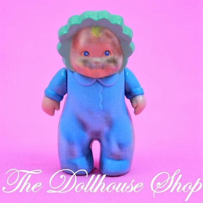 New Little Tikes Dollhouse Blue Baby Doll Figure People Family Boy Girl-The Dollhouse Shop