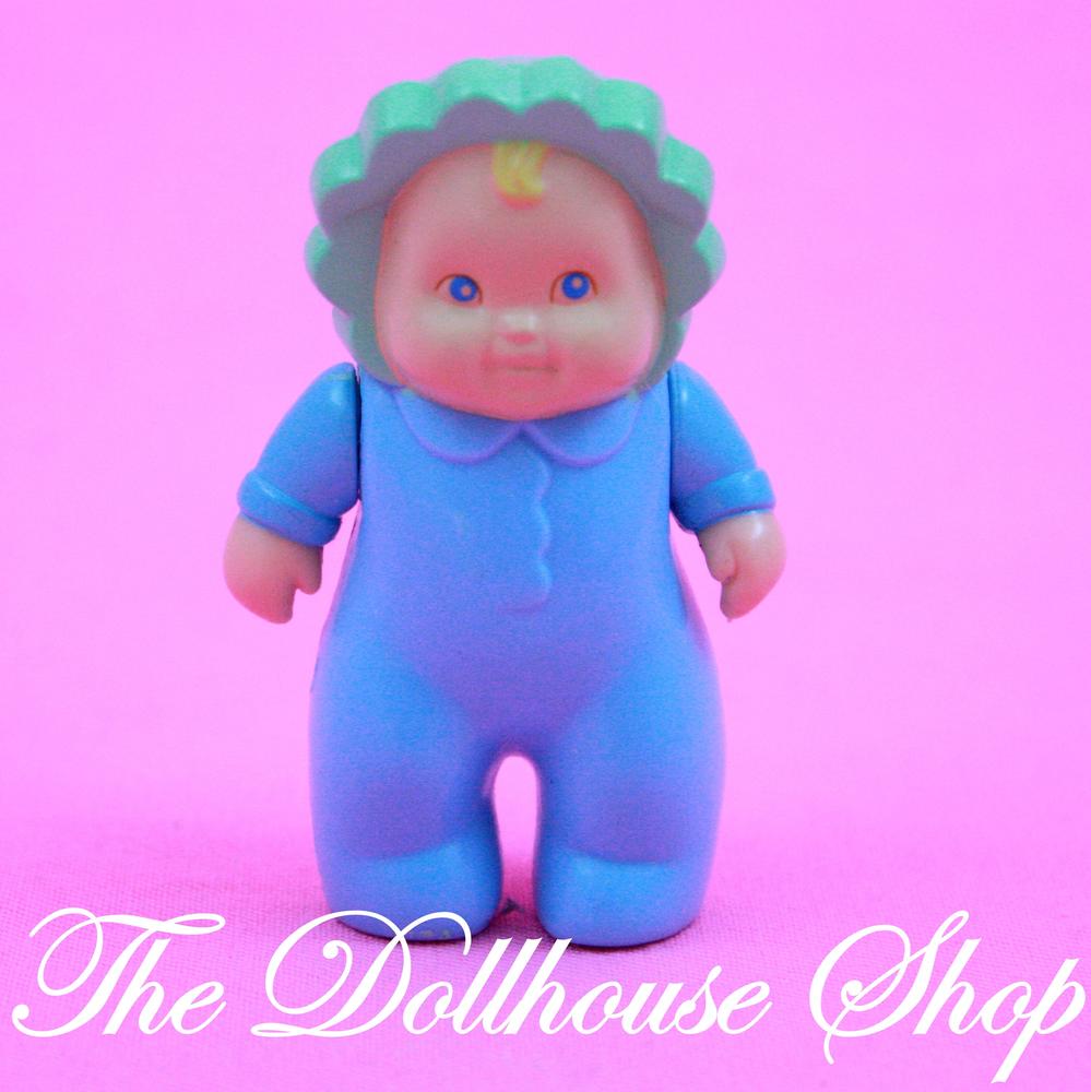 New Little Tikes Dollhouse Blue Baby Doll Figure People Family Boy Girl-The Dollhouse Shop