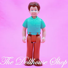 New! Little Tikes Grand Mansion Dollhouse Brown Hair Dad Father Doll People Family-The Dollhouse Shop