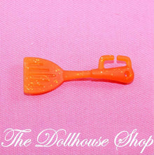 New Mattel Barbie Dollhouse Kitchen Orange Spatula Spoon Utensil-The Dollhouse Shop