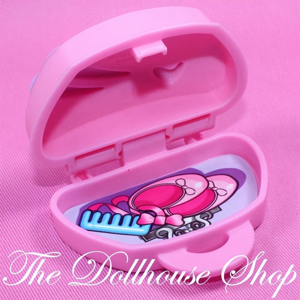 New Pink Ballerina Case Bag Fisher Price Little People Ballet Dog Set Dollhouse-The Dollhouse Shop