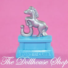 New Silver Blue Horse Pony Trophy Stable Fisher Price Loving Family Dollhouse-The Dollhouse Shop