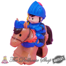 OUTLET Fisher-Price Little People Klip Klop Horse Yellow Mike the Knight Galahad-The Dollhouse Shop