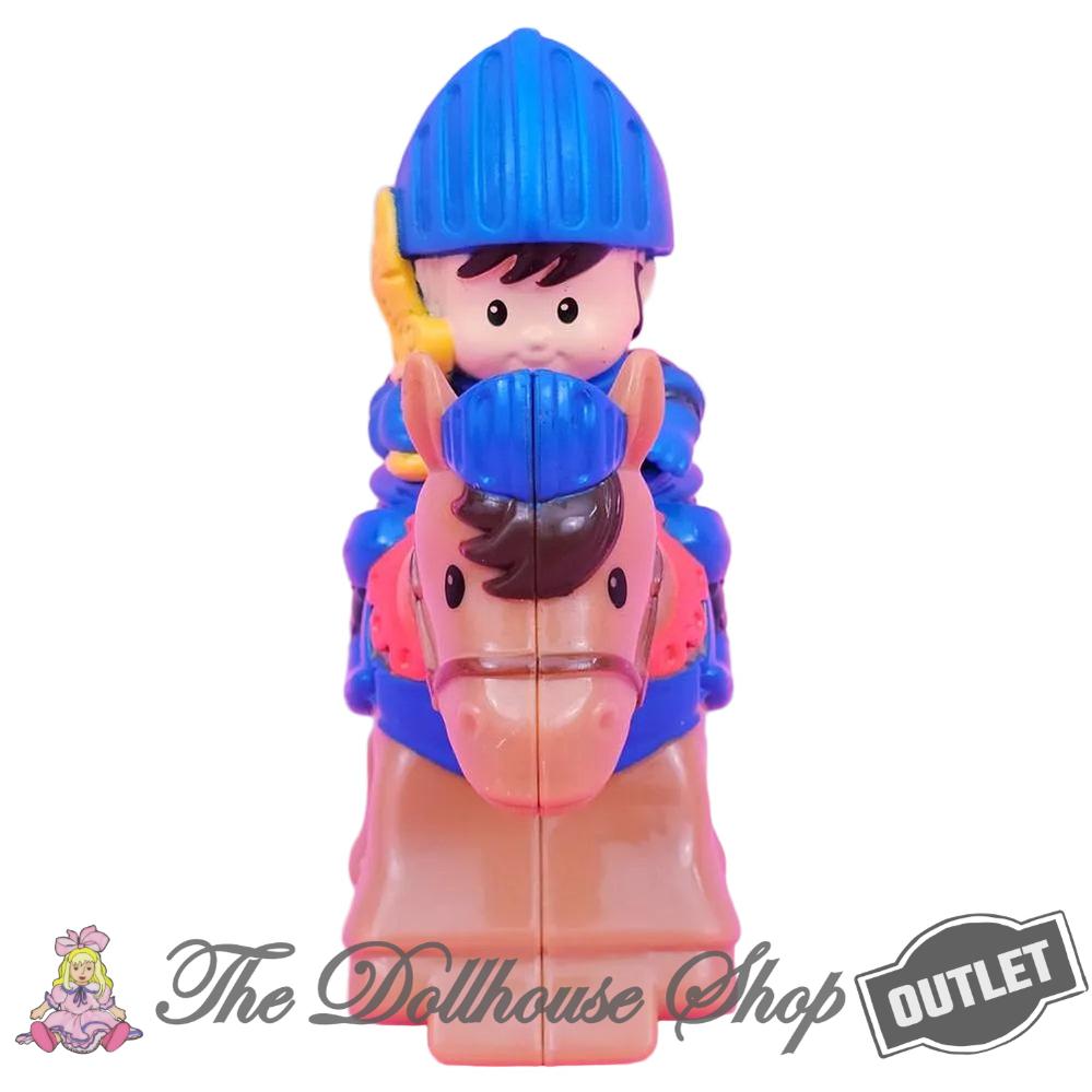 OUTLET Fisher-Price Little People Klip Klop Horse Yellow Mike the Knight Galahad-The Dollhouse Shop