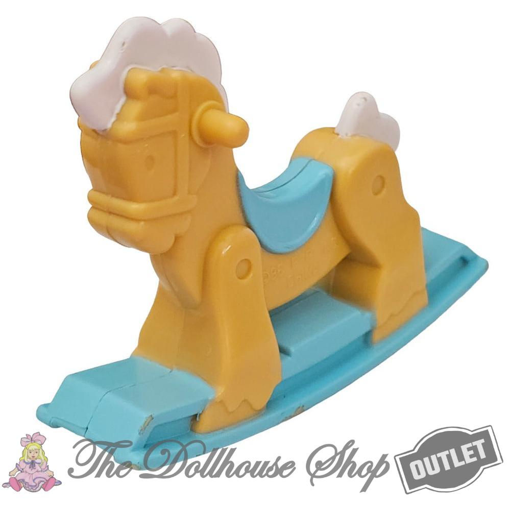 OUTLET Fisher Price Loving Family Hideaway Hollow Treehouse Nursery Tan Rocking Horse-The Dollhouse Shop