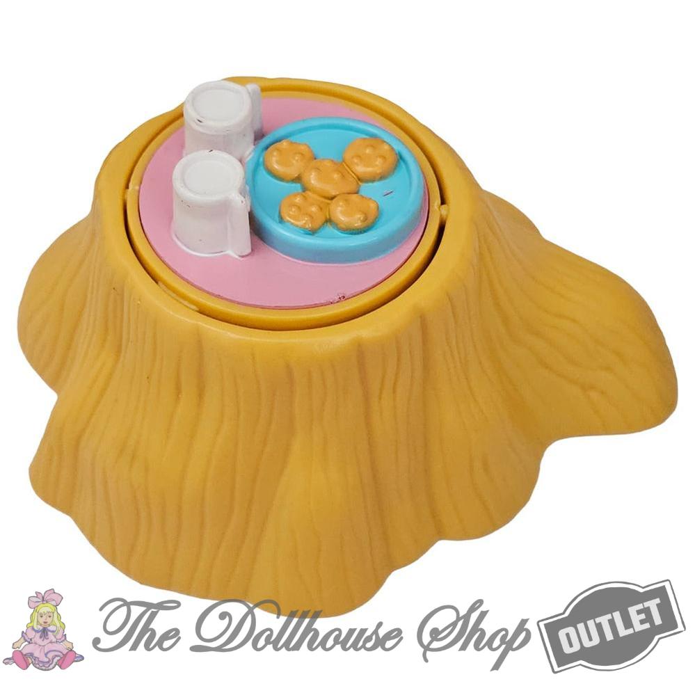 OUTLET Fisher Price Loving Family Hideaway Hollow Treehouse Table Tree Stump Snacks-The Dollhouse Shop