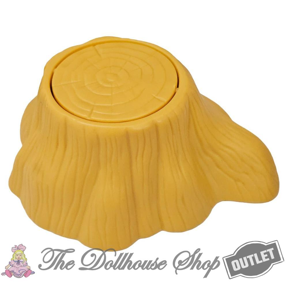 OUTLET Fisher Price Loving Family Hideaway Hollow Treehouse Table Tree Stump Snacks-The Dollhouse Shop