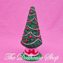 Playskool Dollhouse Decorated Green Christmas Tree Holidays-The Dollhouse Shop