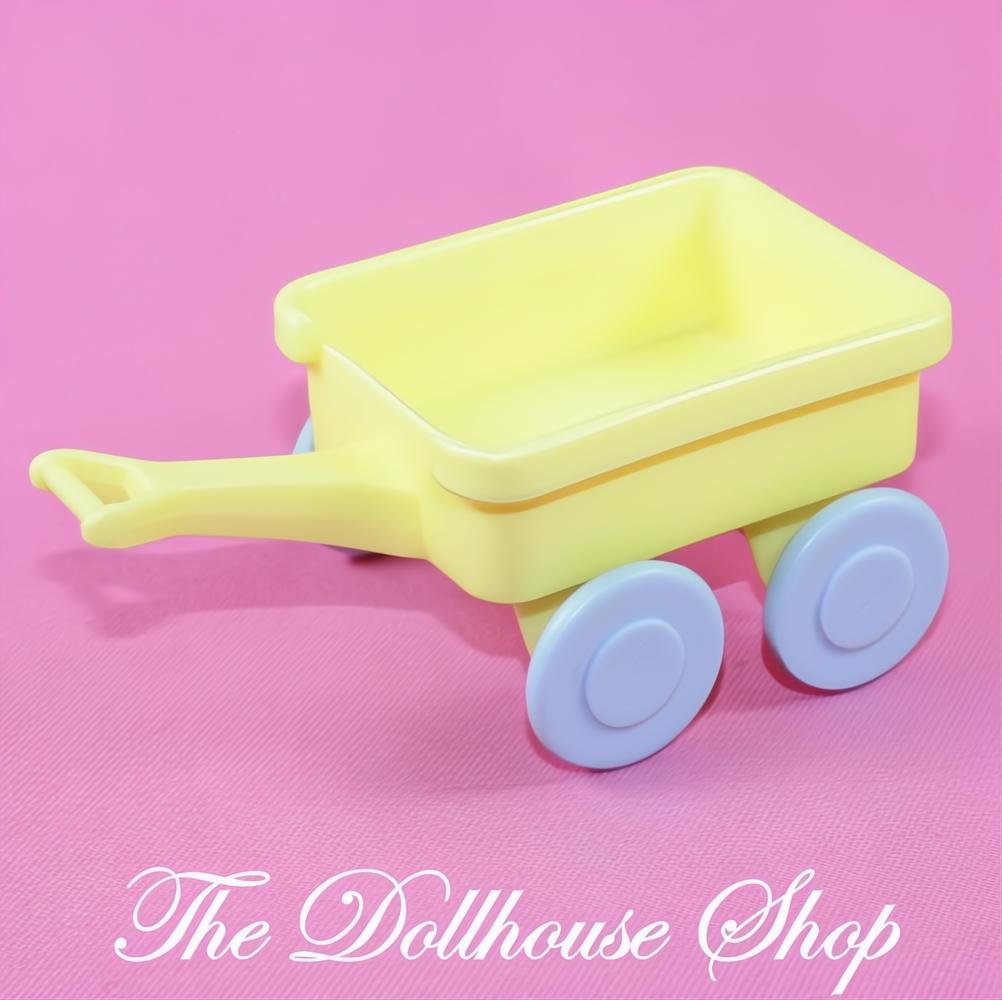 Playskool Dollhouse For Fisher Price Loving Family Yellow Blue Nursery Wagon-The Dollhouse Shop