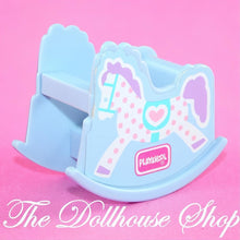 Playskool Dollhouse Nursery Toy Blue Baby Doll Rocking Horse For Fisher Price-The Dollhouse Shop