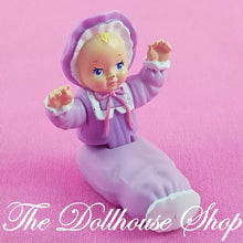 Playskool Dollhouse Purple Twin Baby Girl Doll Figure for Loving Family Nursery-The Dollhouse Shop