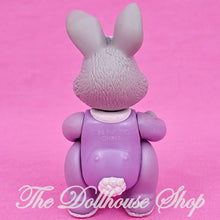 Fisher-Price Loving Family Hideaway Hollow Dollhouse Gray Baby Bunny in Purple-The Dollhouse Shop