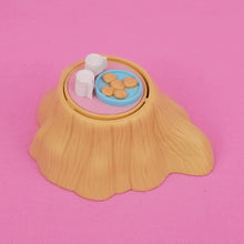 Fisher Price Loving Family Hideaway Hollow Treehouse Table Tree Stump Snacks-The Dollhouse Shop