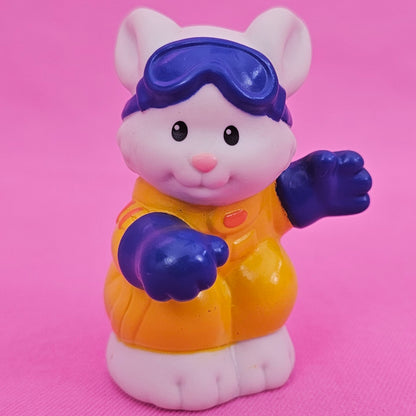 Fisher-Price Little People Petmobile Bunny Rabbit Car Driver
