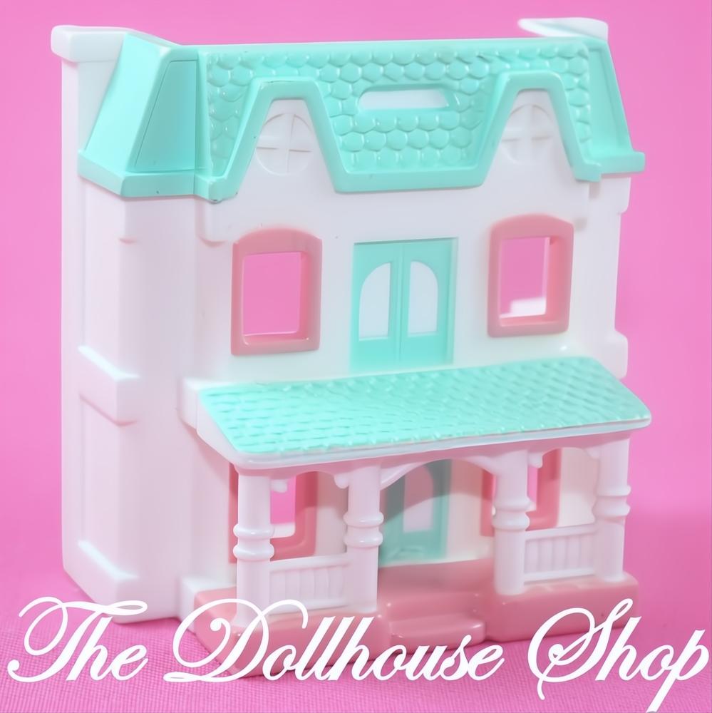 Toy Miniature Fisher Price Loving Family Dream Dollhouse Green Roof-The Dollhouse Shop