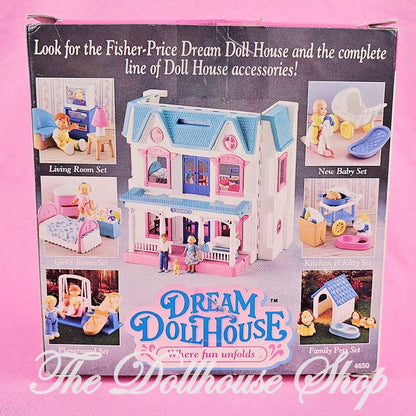 Vintage Replacement Fisher-Price Loving Family Dream Dollhouse Asian Family-The Dollhouse Shop