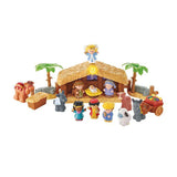 Fisher Price Little People A Deluxe Christmas Story Nativity Set-Toys & Hobbies:Preschool Toys & Pretend Play:Fisher-Price:1963-Now:Dollhouses-Fisher-Price-Christmas, Dollhouse, Fisher Price, Holidays & Seasonal, Little People, New, New Boxed Sets-027084306262-The Dollhouse Shop