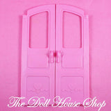 Fisher Price Loving Family Classic Dollhouse Pink Replacement Doors-Toys & Hobbies:Preschool Toys & Pretend Play:Fisher-Price:1963-Now:Dollhouses-Fisher-Price-Dollhouse,Fisher Price,Loving Family,Pink,Replacement Parts,Used-The Dollhouse Shop