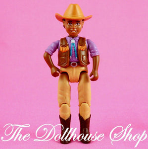 Fisher Price Loving Family Dollhouse African American Horse Rider Boy Doll Nicholas-Toys & Hobbies:Preschool Toys & Pretend Play:Fisher-Price:1963-Now:Dollhouses-Fisher-Price-African American,Boy Dolls,Dollhouse,Dolls,Fisher Price,Friendship Ponies,Horse Rider,Loving Family,Used,Western Style Rider-The Dollhouse Shop