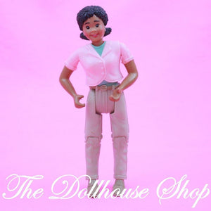 Fisher Price Loving Family Dollhouse African American Twin Time Mom Doll-Toys & Hobbies:Preschool Toys & Pretend Play:Fisher-Price:1963-Now:Dollhouses-Fisher Price-African American, Dollhouse, Dolls, Fisher Price, Loving Family, Mother, Twin Time, Used-The Dollhouse Shop