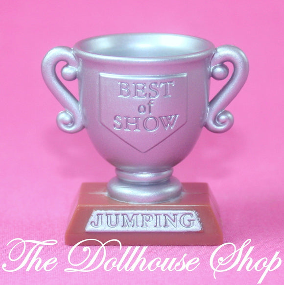 Fisher Price Loving Family Dollhouse Best of Show Horse Pony Trophy-Toys & Hobbies:Preschool Toys & Pretend Play:Fisher-Price:1963-Now:Dollhouses-Fisher-Price-Animal & Pet Accessories, Dollhouse, Fisher Price, Horses & Stables, Loving Family, Used-The Dollhouse Shop