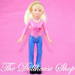 Fisher Price Loving Family Dollhouse Blonde Babysitter Teen Girl Sister Doll-Toys & Hobbies:Preschool Toys & Pretend Play:Fisher-Price:1963-Now:Dollhouses-Fisher-Price-Blonde Hair,Dollhouse,Dolls,Fisher Price,Girl Dolls,Loving Family,Used-The Dollhouse Shop