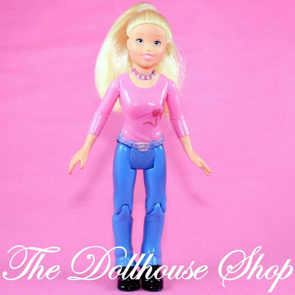 Fisher Price Loving Family Dollhouse Blonde Babysitter Teen Girl Sister Doll-Toys & Hobbies:Preschool Toys & Pretend Play:Fisher-Price:1963-Now:Dollhouses-Fisher-Price-Blonde Hair, Dollhouse, Dolls, Fisher Price, Girl Dolls, Loving Family, Used-The Dollhouse Shop