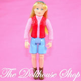 Fisher Price Loving Family Dollhouse Blonde Camper Mom Camping Mother Doll-Toys & Hobbies:Preschool Toys & Pretend Play:Fisher-Price:1963-Now:Dollhouses-Fisher-Price-Blonde Hair, Camping Sets, Dollhouse, Dolls, Fisher Price, Loving Family, Mother, Used-The Dollhouse Shop