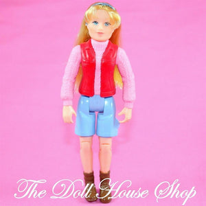 Fisher Price Loving Family Dollhouse Blonde Camper Mom Camping Mother Doll-Toys & Hobbies:Preschool Toys & Pretend Play:Fisher-Price:1963-Now:Dollhouses-Fisher-Price-Blonde Hair, Camping Sets, Dollhouse, Dolls, Fisher Price, Loving Family, Mother, Used-The Dollhouse Shop