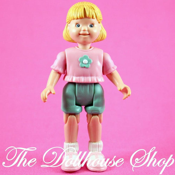 Fisher Price Loving Family Dollhouse Blonde Girl Doll Sister Sibling twin time-Toys & Hobbies:Preschool Toys & Pretend Play:Fisher-Price:1963-Now:Dollhouses-Fisher-Price-Blonde Hair, Dollhouse, Dolls, Fisher Price, Girl Dolls, Loving Family, Twins, Used-The Dollhouse Shop